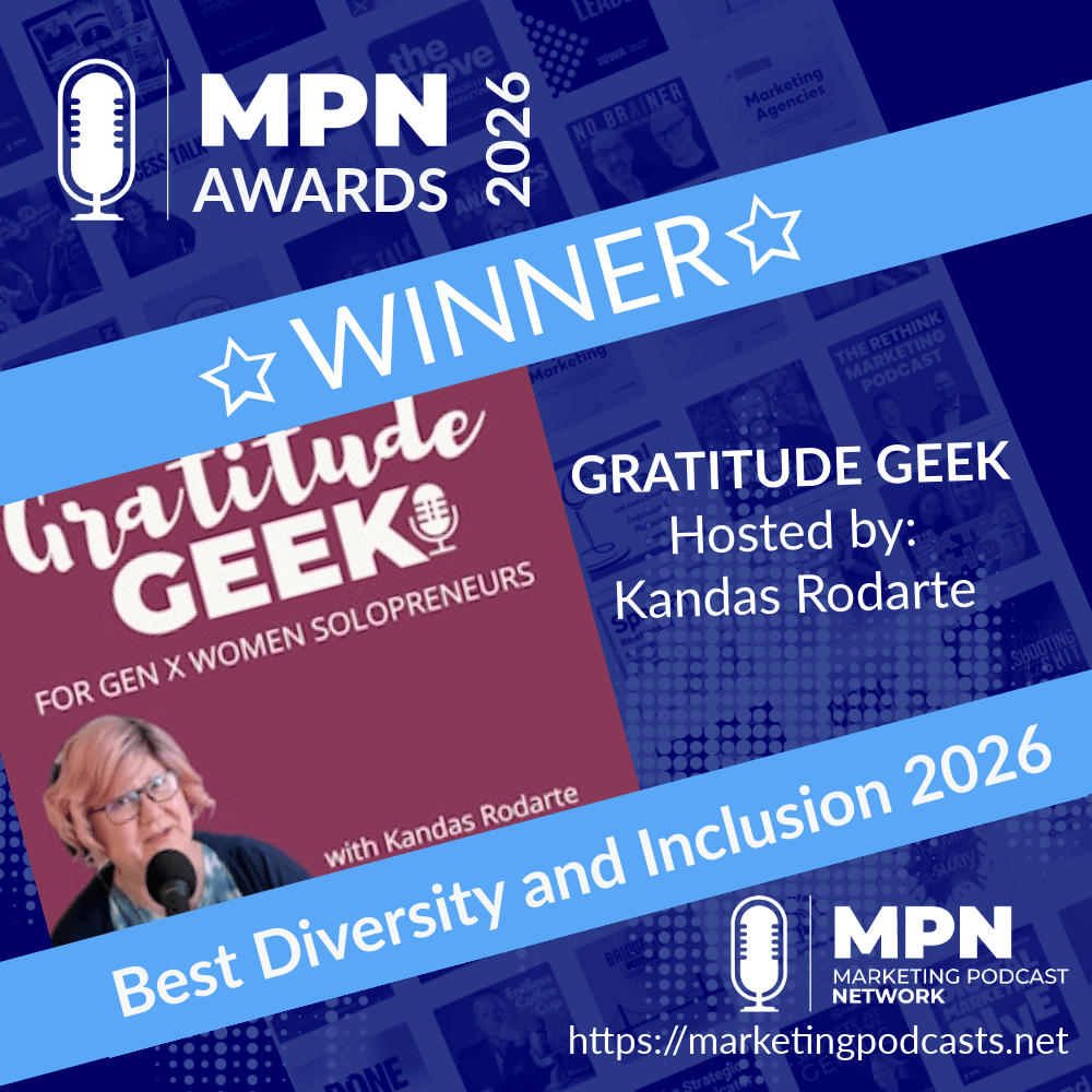 Gratitude Geek wins the Diversity and Inclusion award at the 2026 MPN Awards